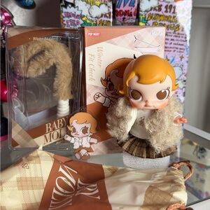 Pop Mart Molly Winter Fit Check Have a Hot Boba New!